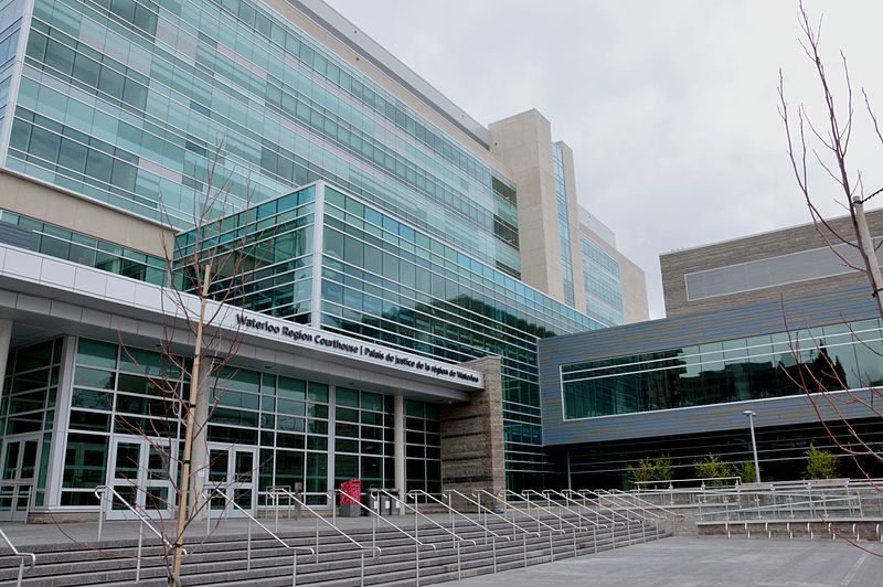 Exterior of Waterloo Region Courthouse